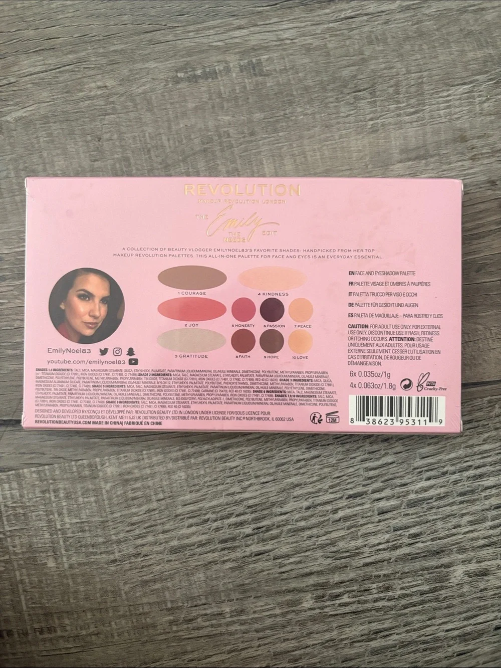 Makeup Revolution The Emily Edit Needs Palette brand new shrink wrapped